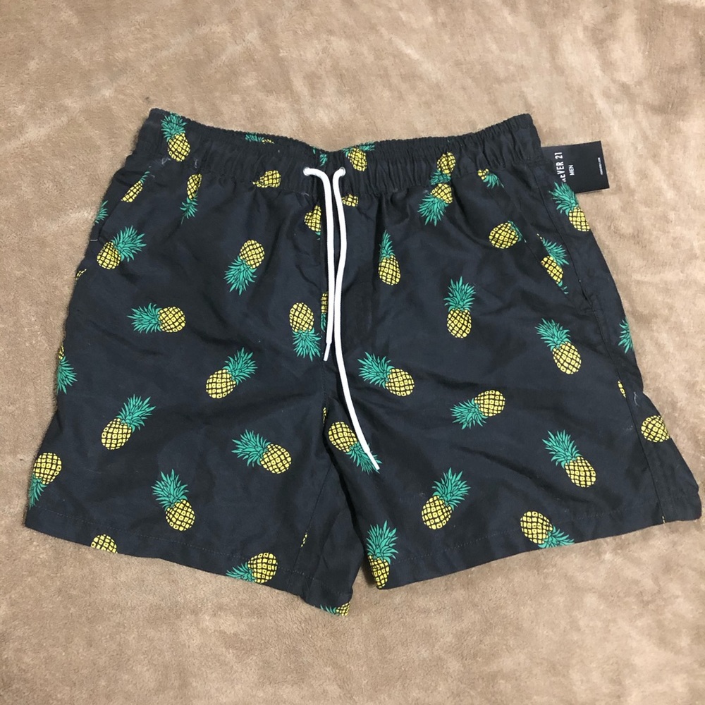 Forever 21 men’s bathing pineapple suit small